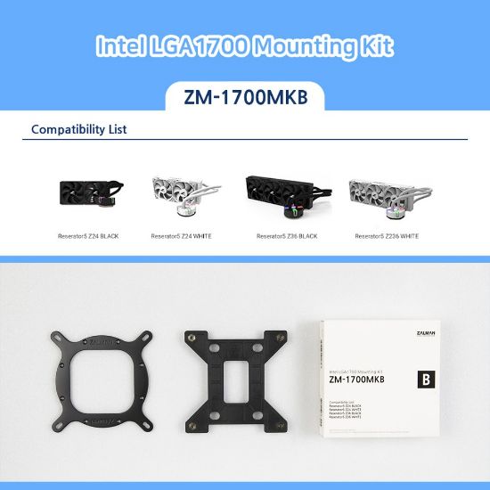 ZALMAN ZM-1700MKB RESERATOR5 SOKET KIT INTEL 1700P resmi