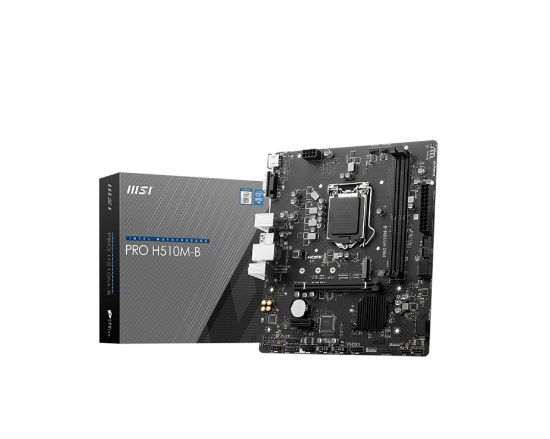 MSI PRO H510M-B 2933MHz DDR4 M.2 USB3.2 mATX 1200p resmi