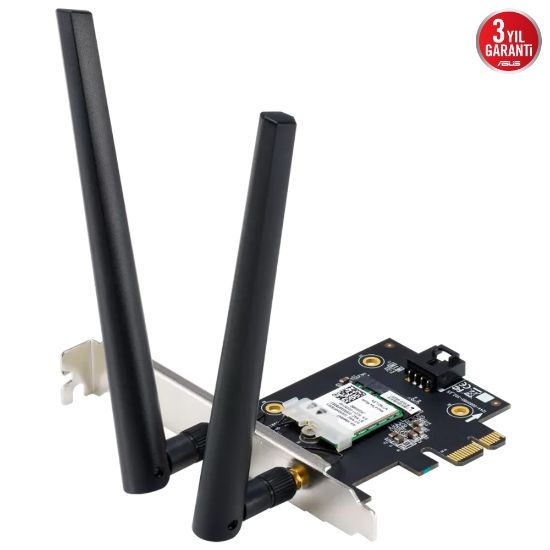 ASUS PCE-AXE5400 HARICI ANTEN WiFi 6E PCI-E ADAPTOR resmi