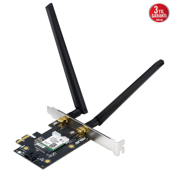 ASUS PCE-AXE5400 HARICI ANTEN WiFi 6E PCI-E ADAPTOR resmi