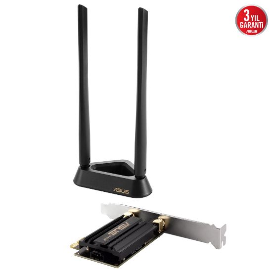 ASUS PCE-AXE59BT HARICI ANTEN WiFi 6E PCI-E ADAPTOR resmi