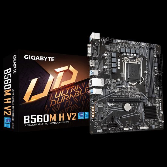 GIGABYTE B560M H V2 DDR4 3200MHz HDMI mATX 1200p resmi