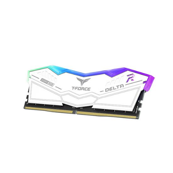 Team T-Force DELTA RGB White 32GB(2x16GB) 5200Mhz DDR5 CL40 Gaming Ram (FF4D532G5200HC40CDC01) resmi