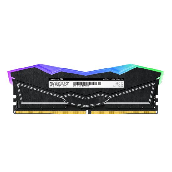 Team T-Force DELTA RGB Black 32GB(2x16GB) 5600Mhz DDR5 CL32 Gaming Ram (FF3D532G5600HC32DC01) resmi