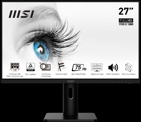 27 MSI PRO MP273P IPS FHD 5MS 75HZ HDMI DP resmi