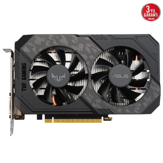 ASUS TUF-GTX1650-4GD6-P-V2-GAMING 4GB GDDR6 HDMI DVI 128BİT  resmi