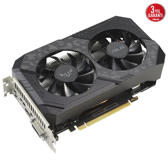 ASUS TUF-GTX1650-4GD6-P-V2-GAMING 4GB GDDR6 HDMI DVI 128BİT  resmi