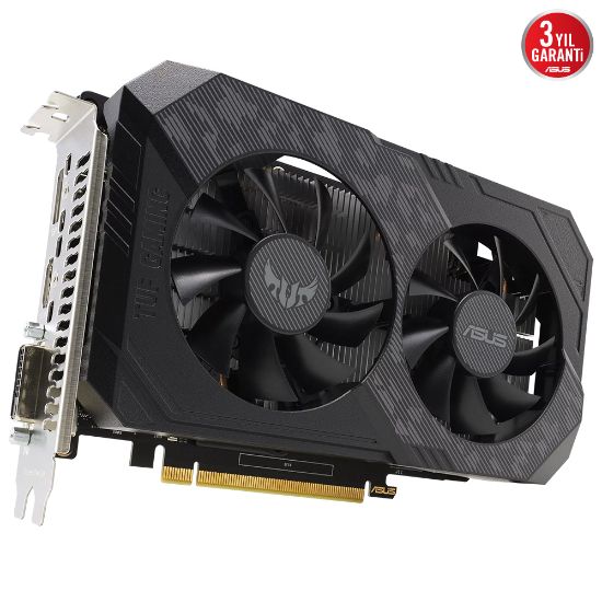 ASUS TUF-GTX1650-4GD6-P-V2-GAMING 4GB GDDR6 HDMI DVI 128BİT  resmi