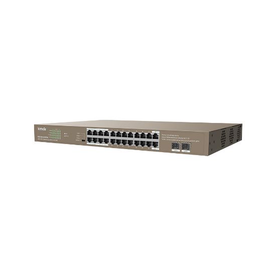 TENDA TEG1126P-24-410W 24 PORT 10/100/1000 SWITCH resmi