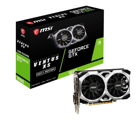 MSI GTX 1650 D6 VENTUS XS OCV1 4GB DP HDMI 128Bit resmi