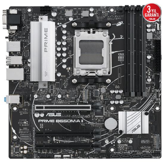 ASUS PRIME B650M-A II DDR5 6400MHZ  mATX M.2 AM5 resmi