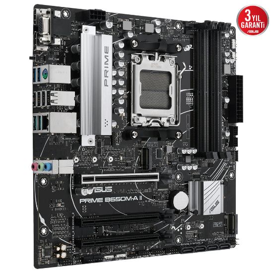 ASUS PRIME B650M-A II DDR5 6400MHZ  mATX M.2 AM5 resmi