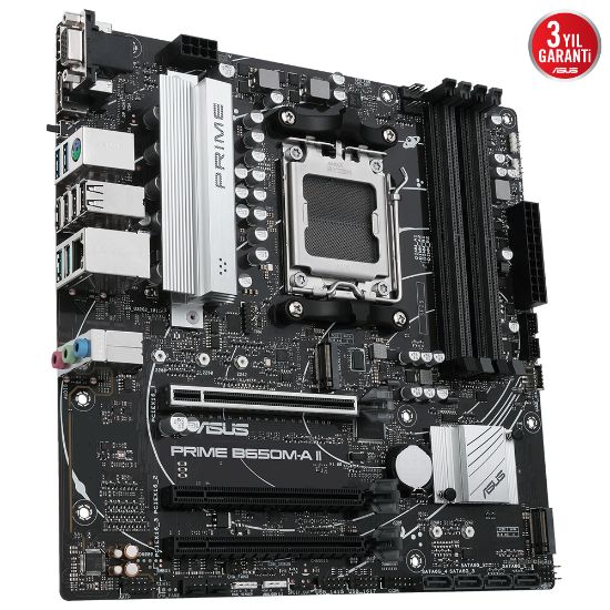 ASUS PRIME B650M-A II DDR5 6400MHZ  mATX M.2 AM5 resmi