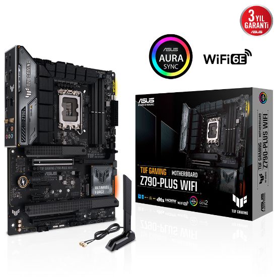 ASUS TUF GAMING Z790-PLUS WIFI DDR5 M.2 ATX 1700p resmi