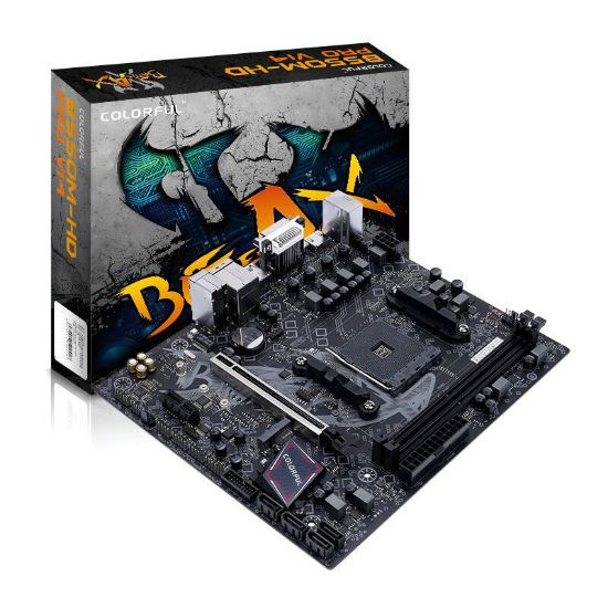 COLORFUL BATTLE-AX B550M-HD PRO V14 DDR4 3200Mhz HDMI mATX AMD AM4 resmi