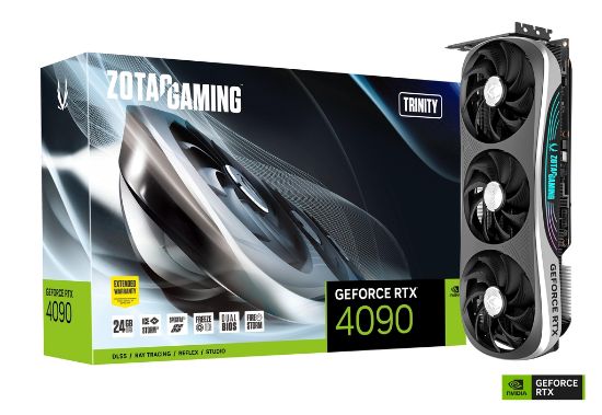 ZOTAC RTX4090 Trinity ZT-D40900D-10P 24GB GDDR6X HDMI DP 384Bit resmi