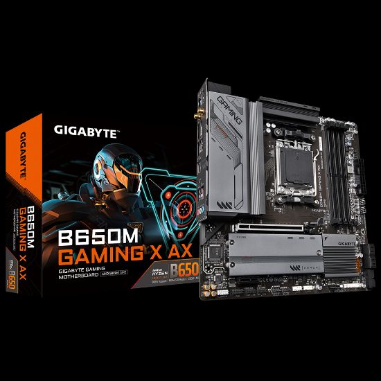 GIGABYTE B650M-GAMING-X-AX DDR5 6400Mhz(OC) M.2 mATX AM5  resmi