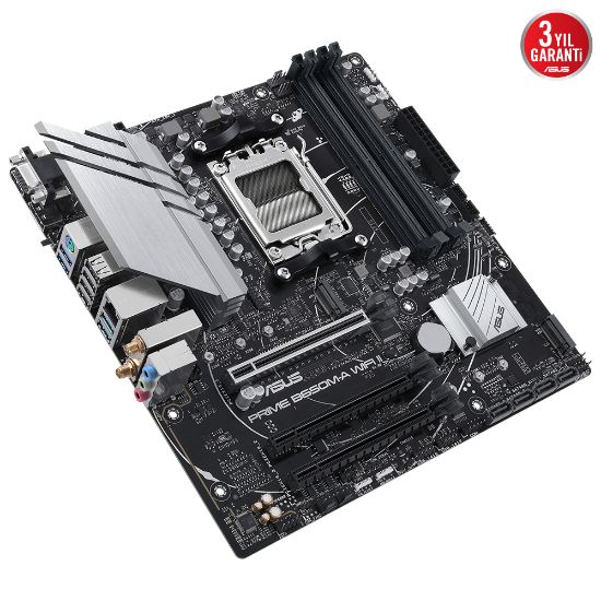 ASUS PRIME B650M-A WIFI II DDR5 6400Mhz(OC) M.2 mATX AM5  resmi