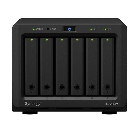 SYNOLOGY DS620SLIM 6 YUVALI 2 GB DEPOLAMA ÜNİTESİ resmi