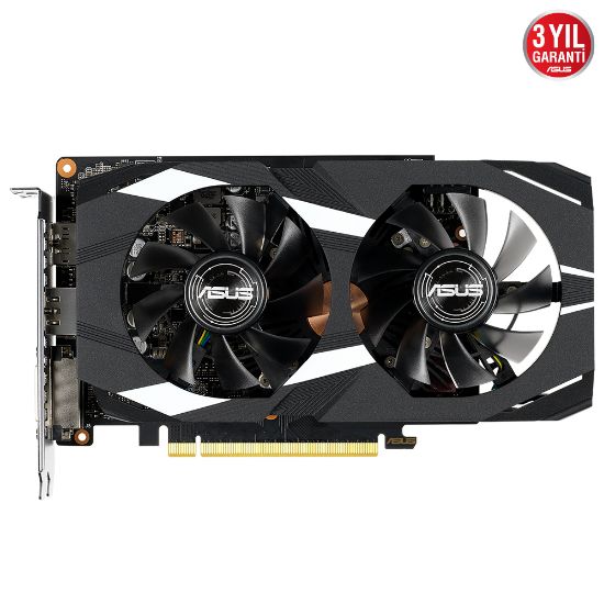 ASUS DUAL-GTX1650-O4GD6-P-V2 4GB GDDR6 HDMI 128BİT resmi