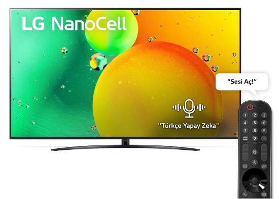 LG 55NANO766QA 55" 140 Ekran 4K UHD Smart Tv   resmi