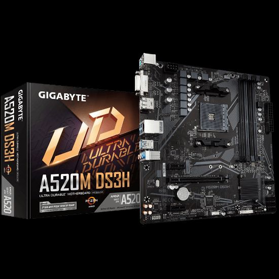 GIGABYTE A520M-DS3H DDR4 4733(OC) HDMI M.2 mATX AM4 resmi