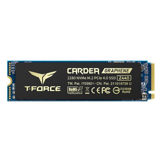 Team T-Force CARDEA ZERO Z440 1TB 5000/4400/MB/s M.2 PCIe Gen4 x4 SSD (TM8FP7001T0C311) resmi