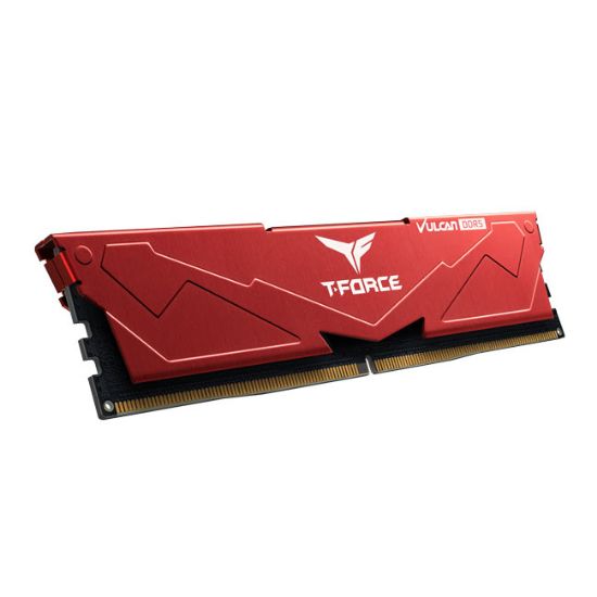 Team T-Force Vulcan Red 32GB(2X16GB) 5200Mhz DDR5 Gaming Ram CL40 (FLRD532G5200HC40CDC01) resmi