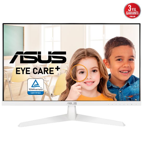 23.8 ASUS VY249HE-W FHD IPS 1MS 75HZ HDMI VGA resmi