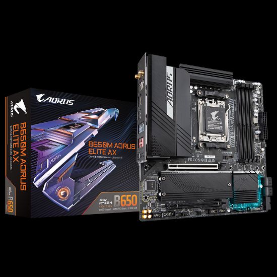 GIGABYTE B650M AORUS ELITE AX DDR5 6666Mhz(OC) DP HDMI AM5 resmi