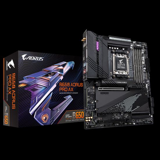 GIGABYTE B650 AORUS PRO AX DDR5 6666Mhz(OC) HDMI M.2 AM5  resmi