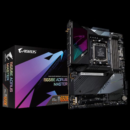 GIGABYTE B650E AORUS MASTER DDR5 6666MHz(OC) HDMI M.2 ATX AM5  resmi