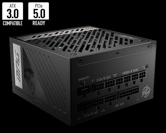 MSI MPG A850G PCIE5 850W 80+ GOLD POWER SUPPLY resmi