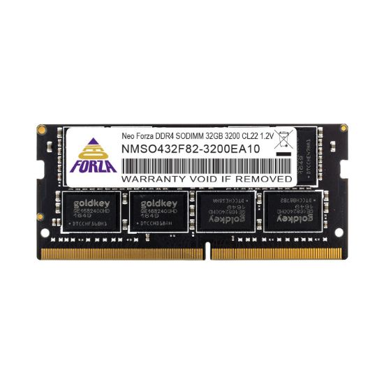 32GB DDR4 3200Mhz SODIMM CL22 1.2V NMSO432F82-3200EA10 NEOFORZA resmi