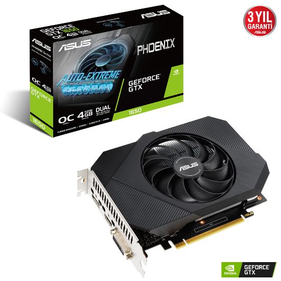 ASUS PH-GTX1650-O4GD6-P-V2 4GB HDMI DVI 128Bit resmi