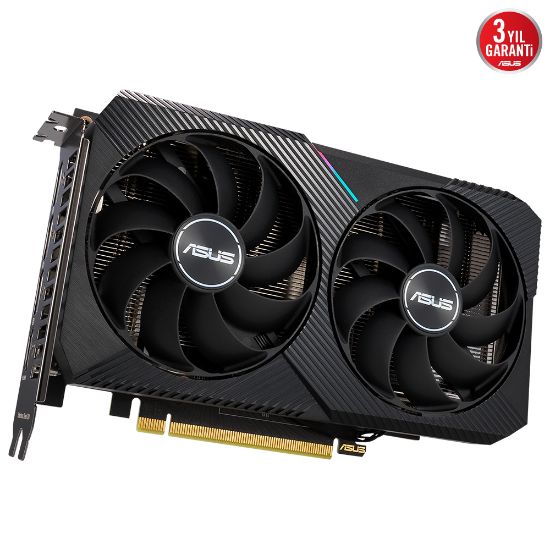 ASUS DUAL-RTX3060-O8G 8GB GDDR6 HDMI 3xDP RGB 128Bit resmi