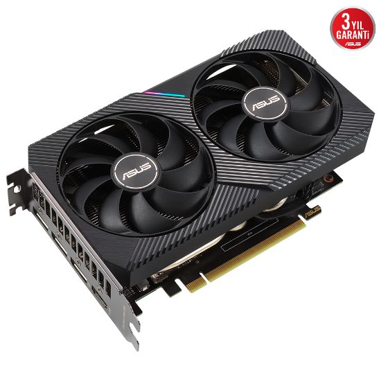 ASUS DUAL-RTX3060-O8G 8GB GDDR6 HDMI 3xDP RGB 128Bit resmi