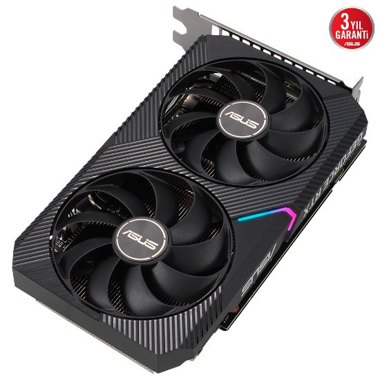 ASUS DUAL-RTX3060-O8G 8GB GDDR6 HDMI 3xDP RGB 128Bit resmi