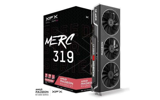 XFX Speedster MERC 319 RX 6950 XT 16GB GDDR6 256Bit Black (RX-695XATBD9) resmi