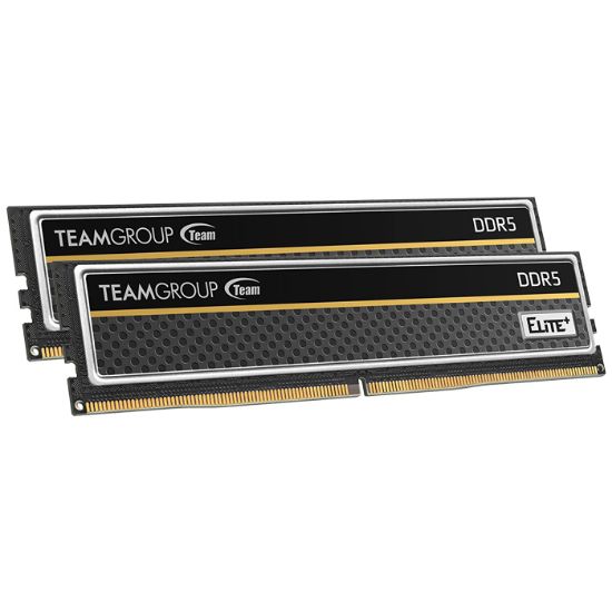 Team Elite Plus Black 16 GB (2x8GB) 5200 Mhz DDR5 CL42 U-DIMM RAM (TPBD516G5200HC42DC016) resmi