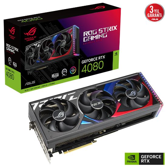 ASUS ROG-STRIX-RTX4080-16G-GAMING GDDR6X 256Bit resmi