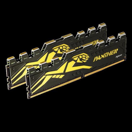 Apacer Panther-Golden 16 GB (2x8GB) 3600 Mhz CL18 DDR4 Gaming RAM (AH4U16G36C25Y7GAA-2) resmi