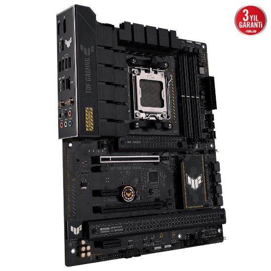 ASUS TUF GAMING B650-PLUS WIFI DDR5 6400MHz+(OC) DP HDMI M.2 WİFİ ATX AM5 resmi