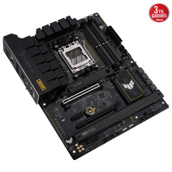 ASUS TUF GAMING B650-PLUS WIFI DDR5 6400MHz+(OC) DP HDMI M.2 WİFİ ATX AM5 resmi