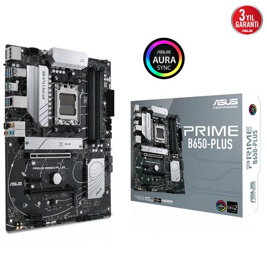 ASUS PRIME B650-PLUS DDR5 6400(OC) Mhz ATX AM5 resmi