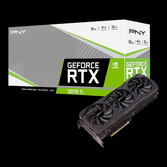 PNY RTX 3070 TI 8GB VERTO GDDR6X 256Bit (VCG3070T8TFBPB1) resmi