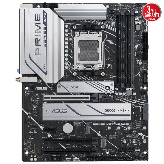 ASUS PRIME X670-P WiFi DDR5 6400Mhz+(OC) RGB M.2 ATX AM5 resmi