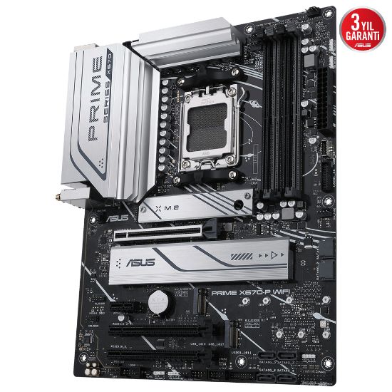 ASUS PRIME X670-P WiFi DDR5 6400Mhz+(OC) RGB M.2 ATX AM5 resmi