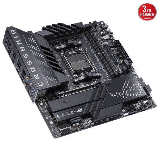 ASUS ROG CROSSHAIR X670E GENE DDR5 6400MHz(OC) M.2 WİFİ mATX AM5  resmi