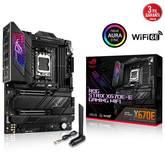 ASUS ROG STRIX X670E-E GAMING WIFI AM5 DDR5 resmi